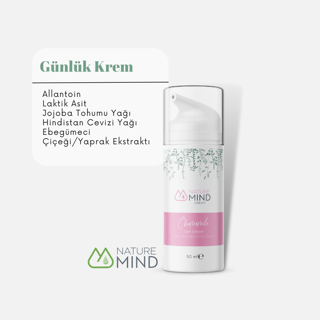 Chamomile Day Cream 50 ml HASSAS VE KURU CİLTLER SERİSİ